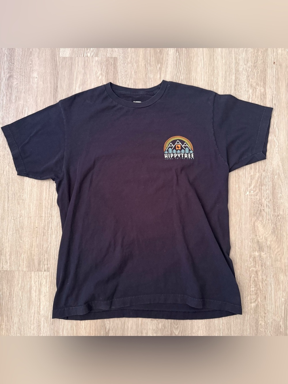 Hippytree Black Short-Sleeve Graphic Tee